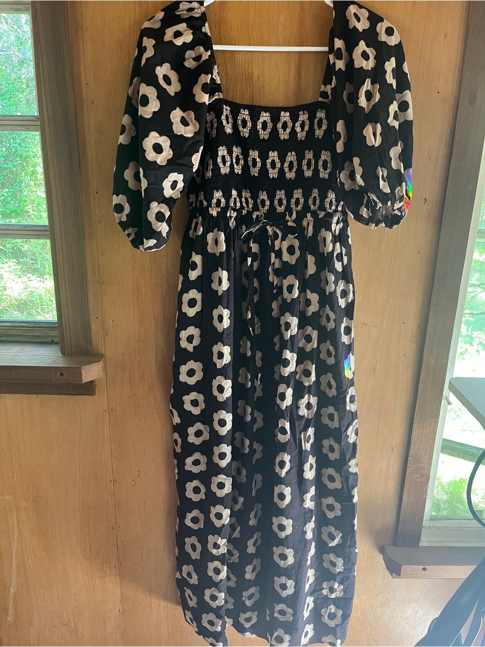 Christy Dawn Katrina Dress in Noir Daisy size S